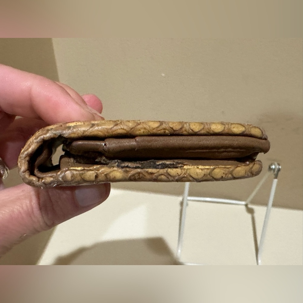 Gucci Python Marmont Bifold *Flawed* - image 4